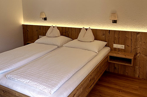 Doppelbettzimmer Pension